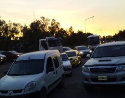 Cortan la Ruta 7 en San Patricio del Chañar