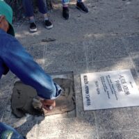 Neuquén suma una nueva Baldosa de la Memoria en homenaje a Mirta Felisa Tronelli